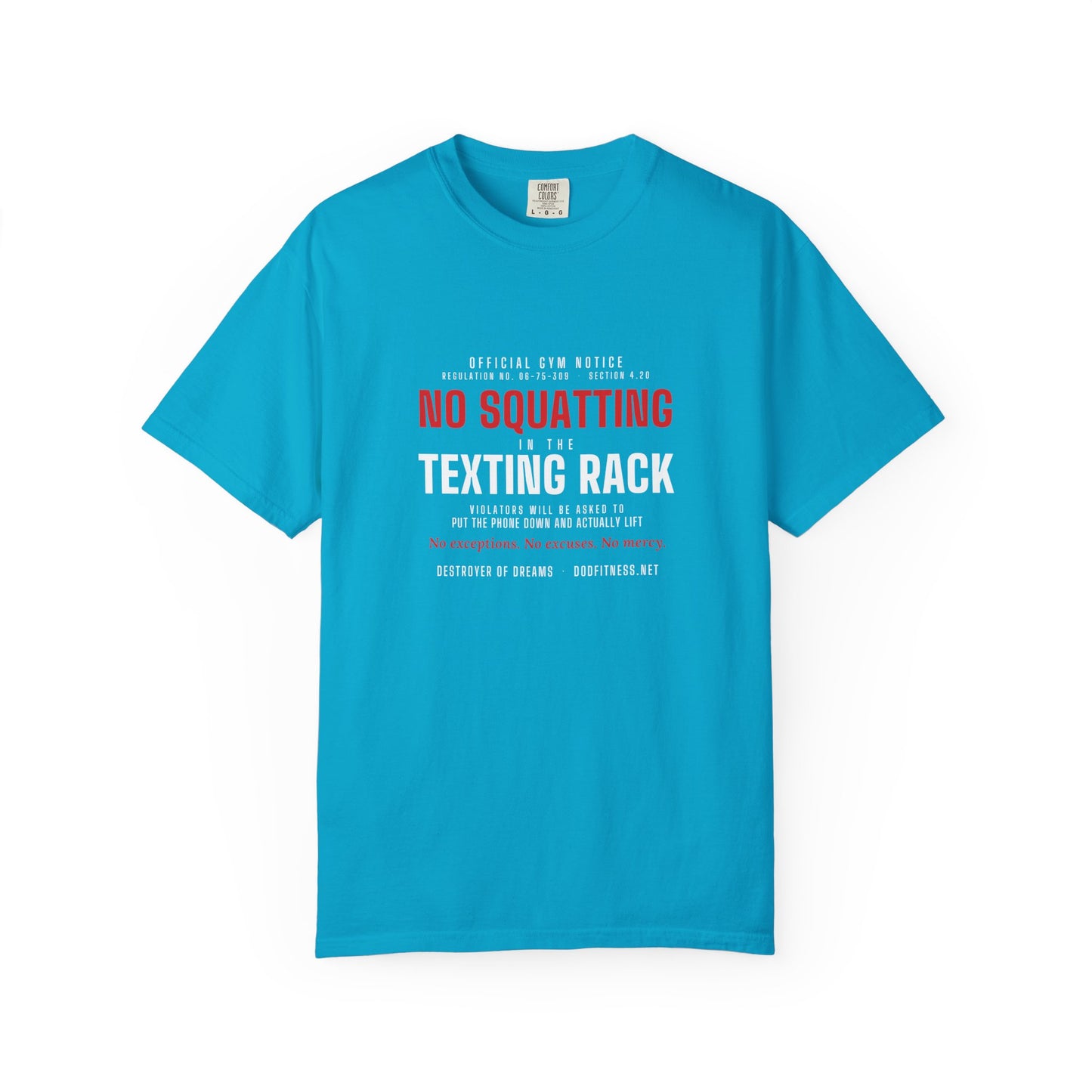 DoD Fitness - No Squatting Texting Rack Men's Tee