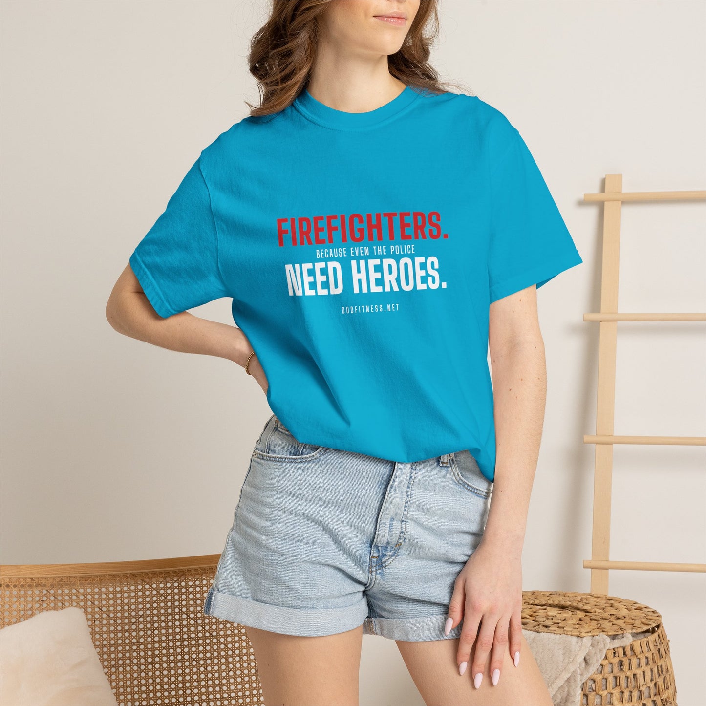 DoD Fitness - Firefighters Need Heroes Men's Tee