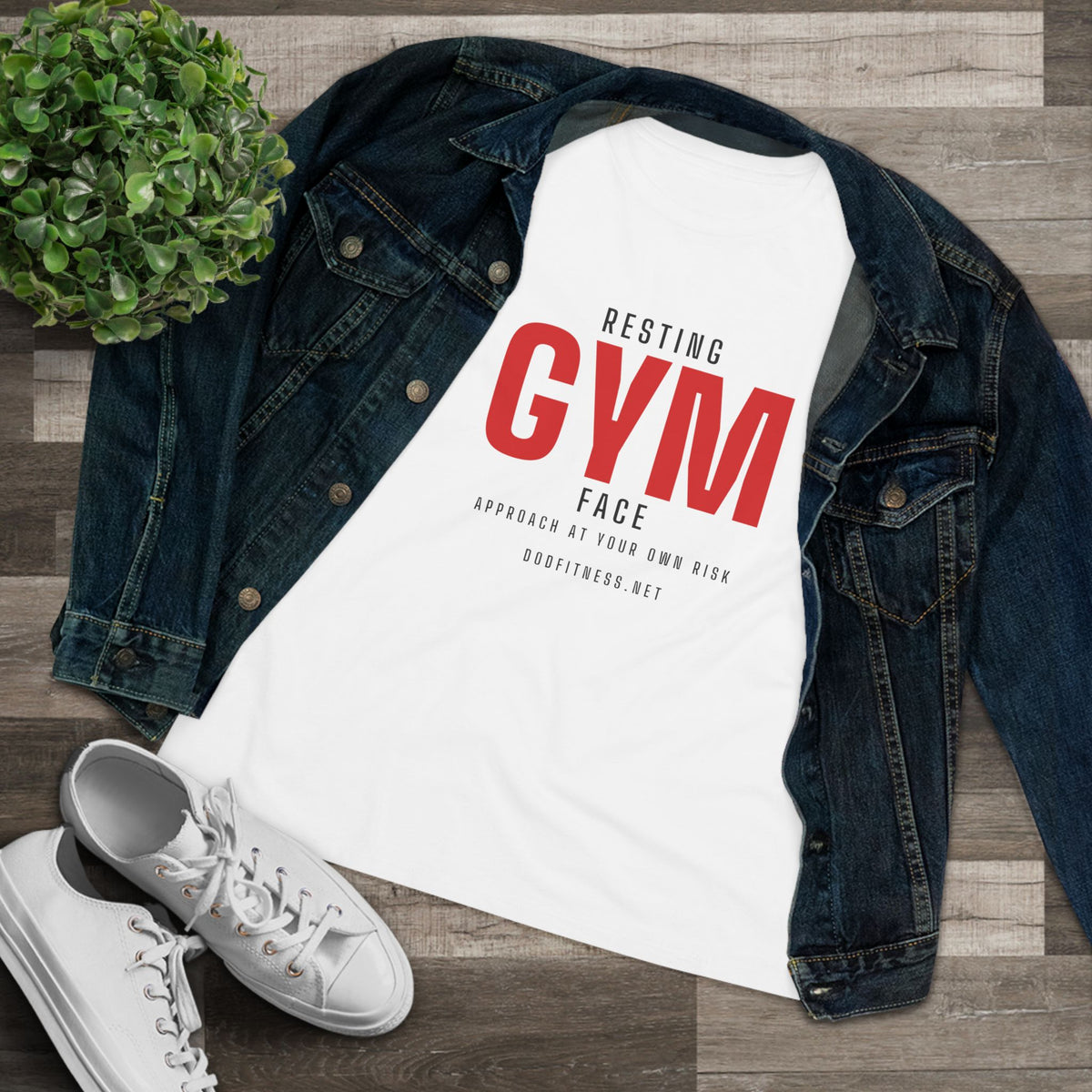 DoD Fitness - Resting Gym Face Women's Tee