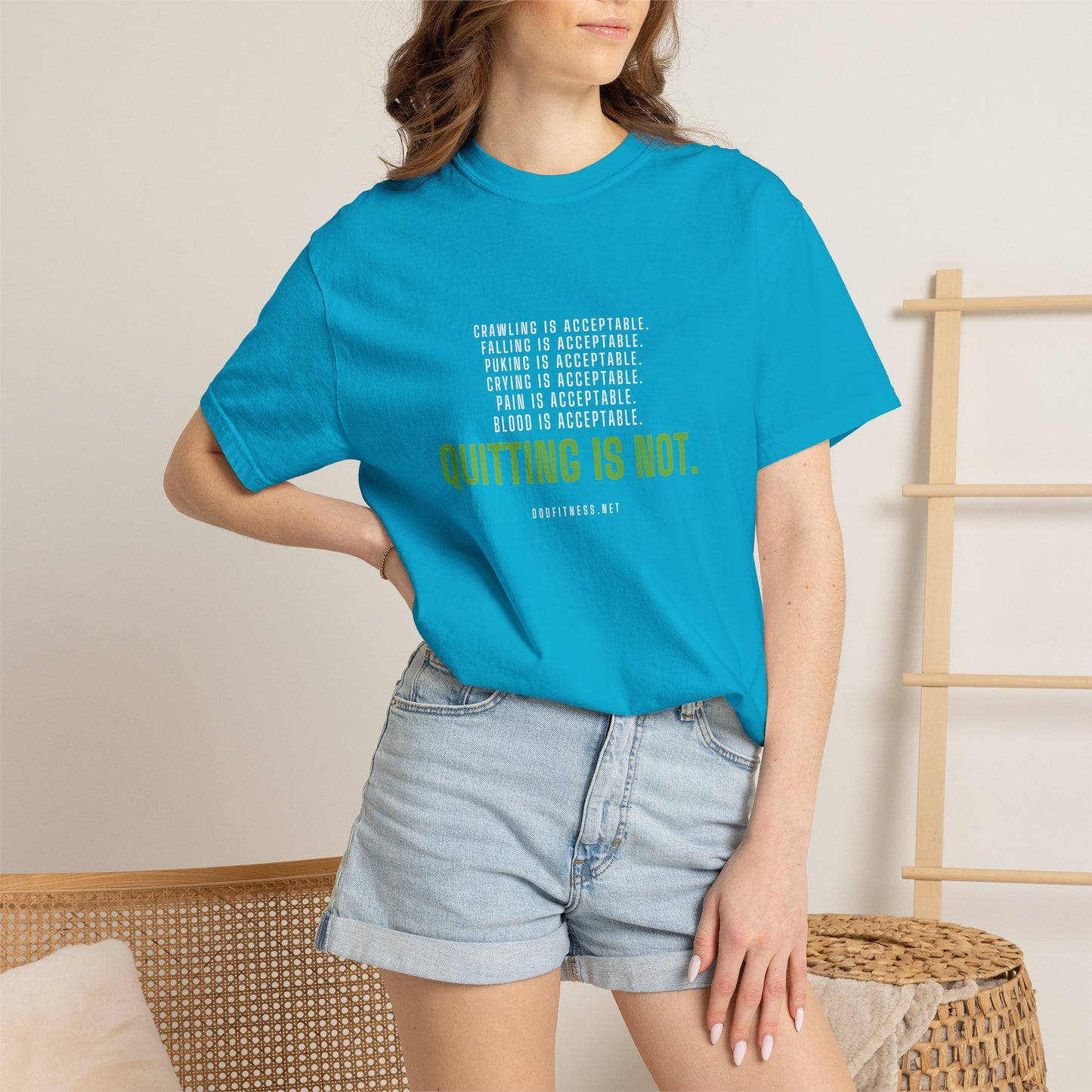 DoD Fitness - Quitting Is Not Men's Tee