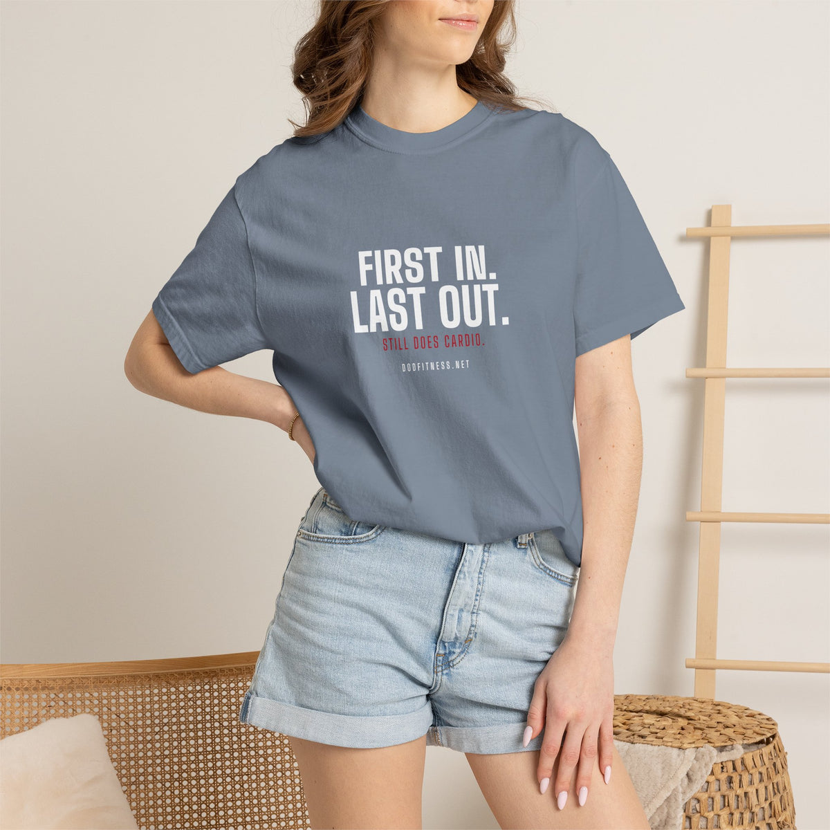 DoD Fitness - First In Last Out Men's Tee