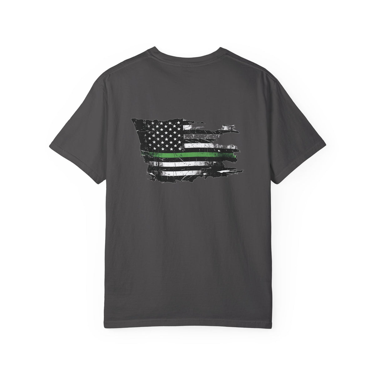 Thin Green Line men's tee - funny gym shirt by DoD Fitness