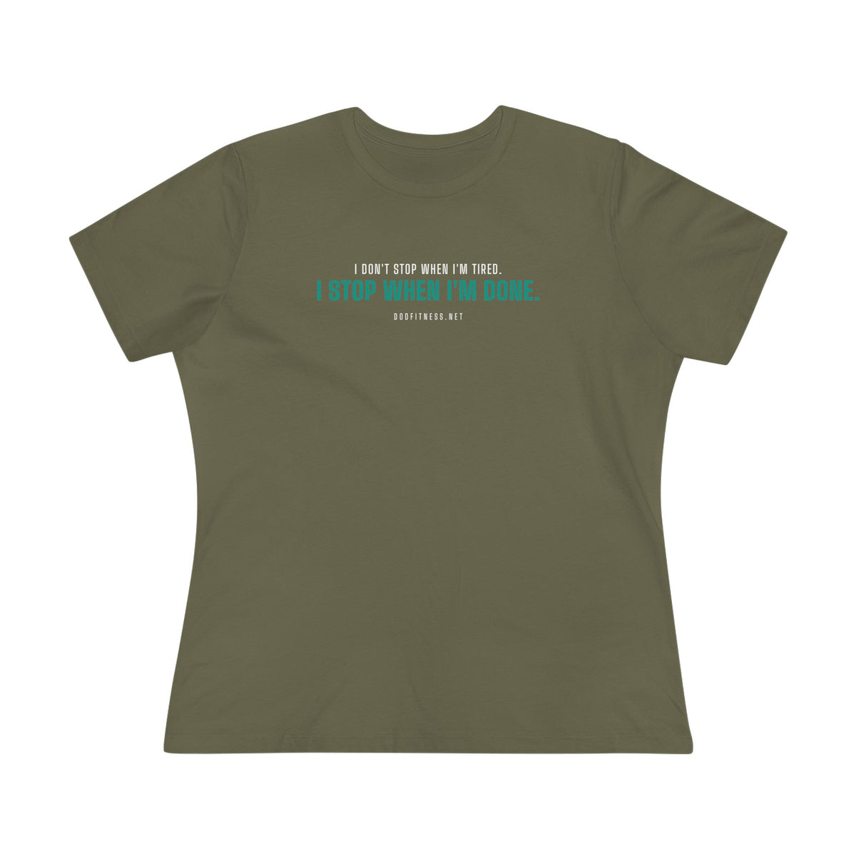 DoD Fitness - Tired Women's Tee