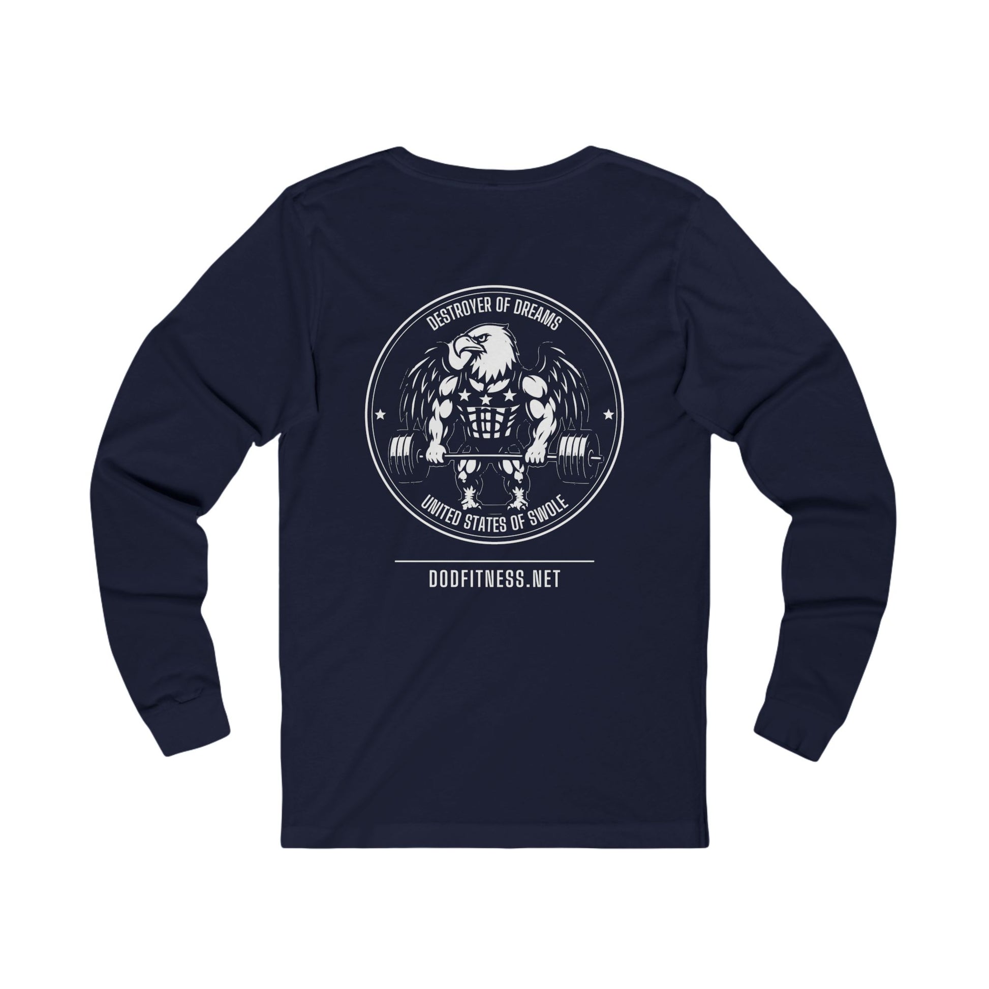 Assticles - Know Thy Depth long sleeve tee - funny gym shirt by DoD Fitness