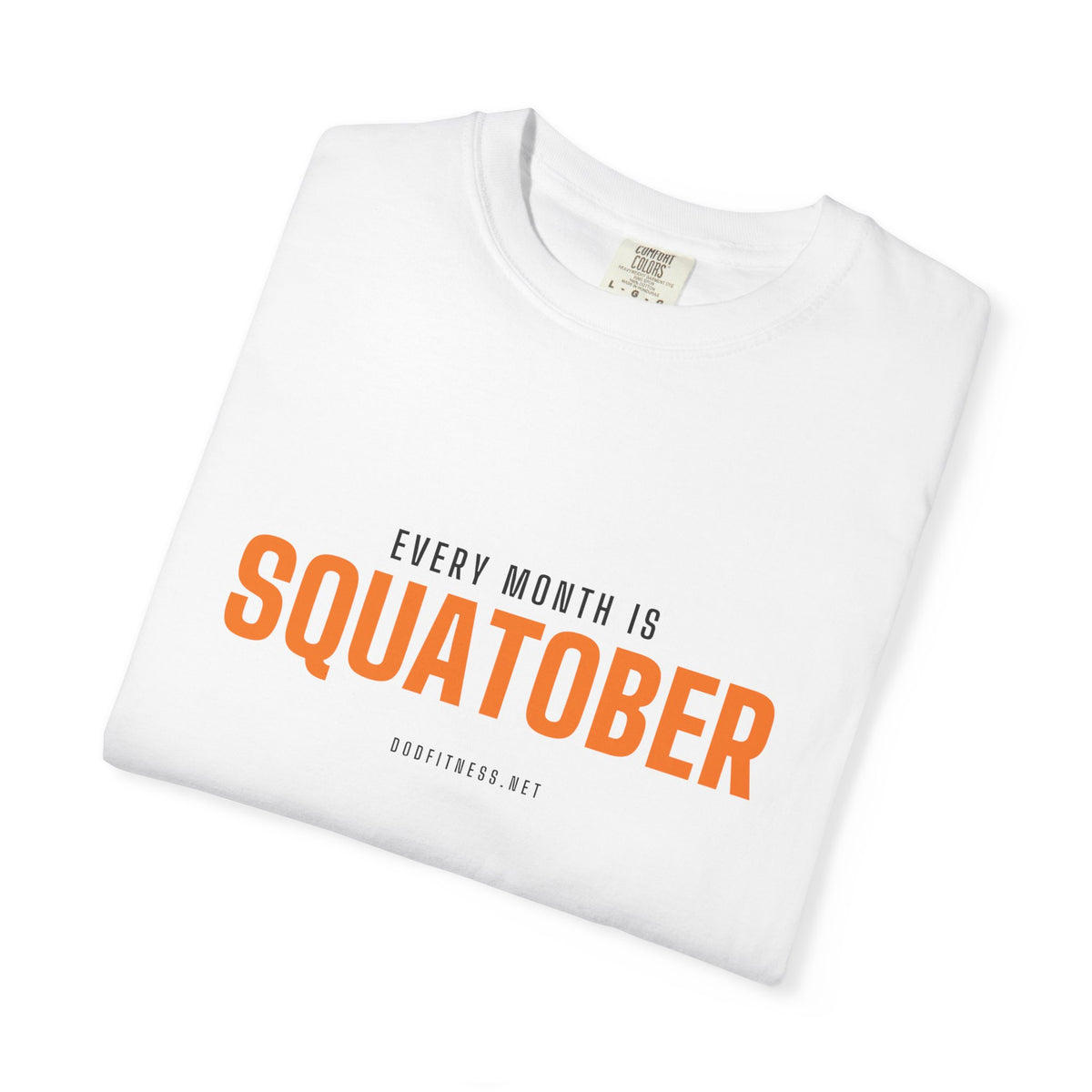 Squatober men's tee - funny gym shirt by DoD Fitness