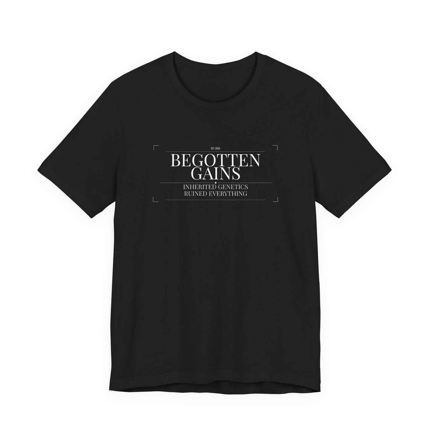 Begotten Gains - Iron Devotion men's tee - funny gym shirt by DoD Fitness
