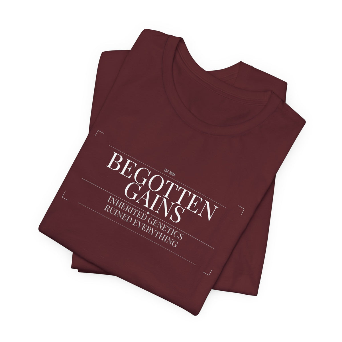 Begotten Gains - Iron Devotion men's tee - funny gym shirt by DoD Fitness