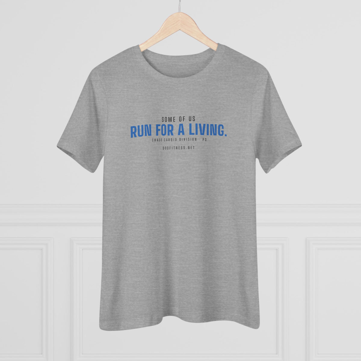 DoD Fitness - Run For A Living Women's Tee