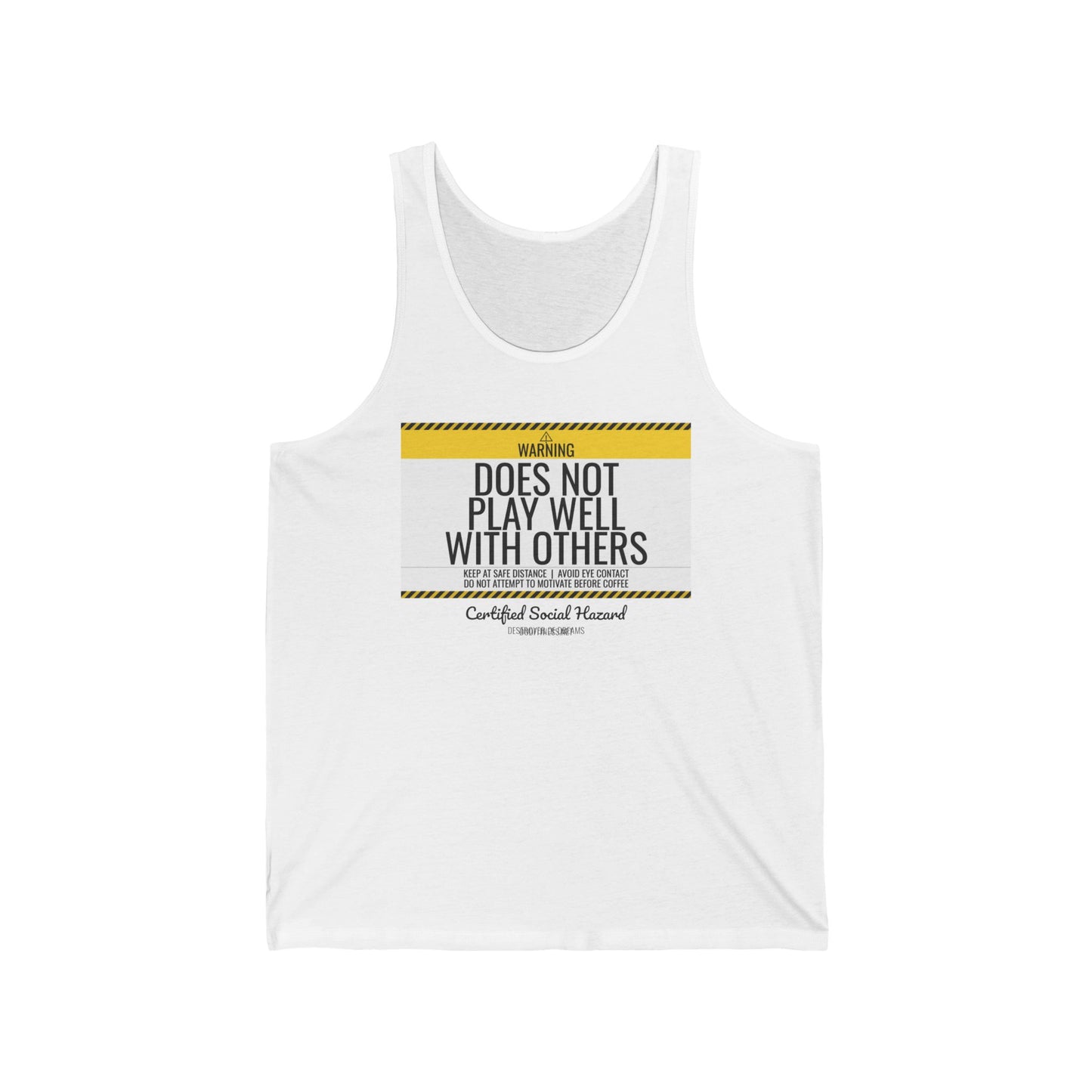 DoD Fitness - Warning Label Men's Tank