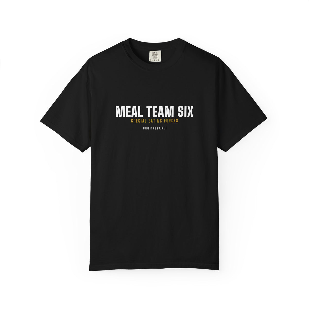 MEAL Team 6 - Special Eating Forces men's tee in Black - funny gym shirt by DoD Fitness