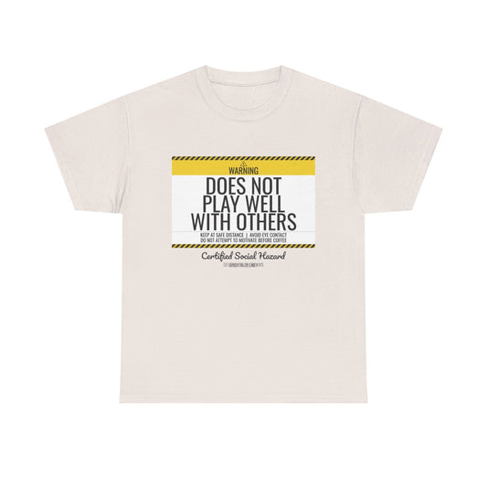 DoD Fitness - Warning Label Women's Tee