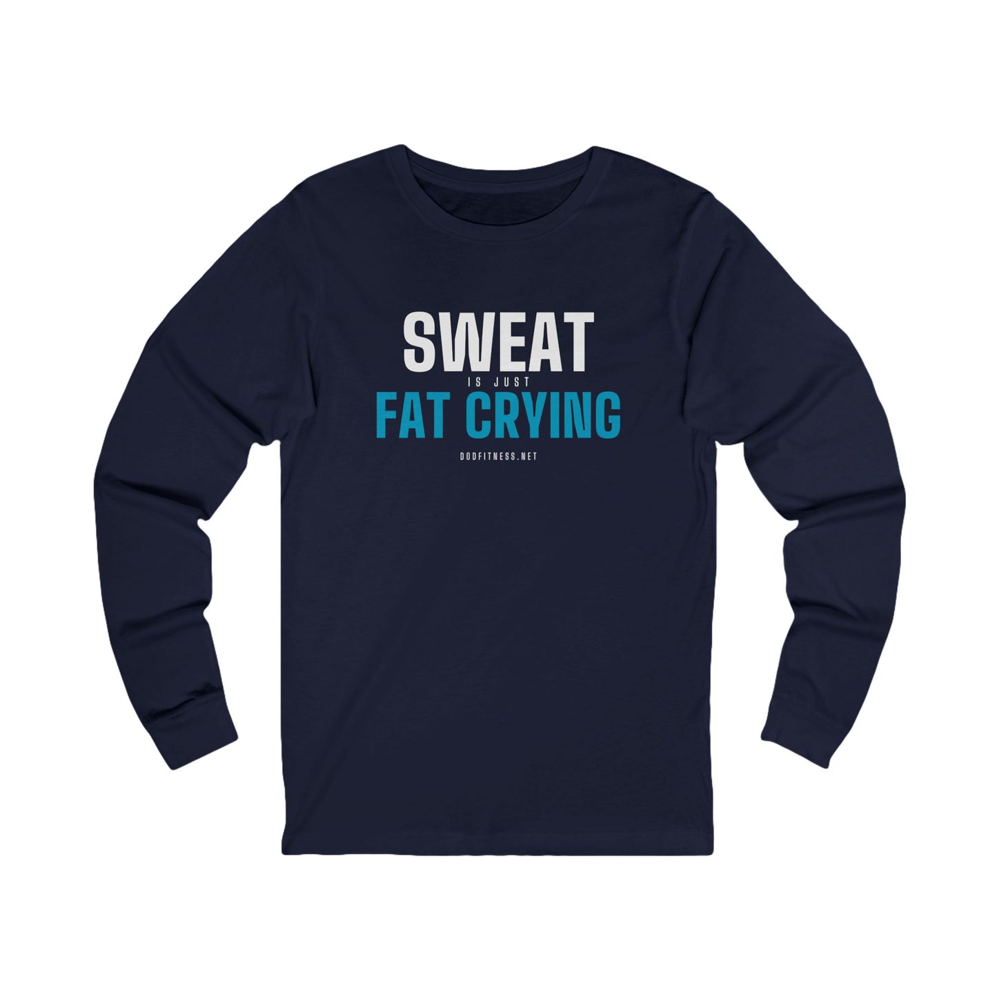 DoD Fitness - Fat Crying Frown Long Sleeve