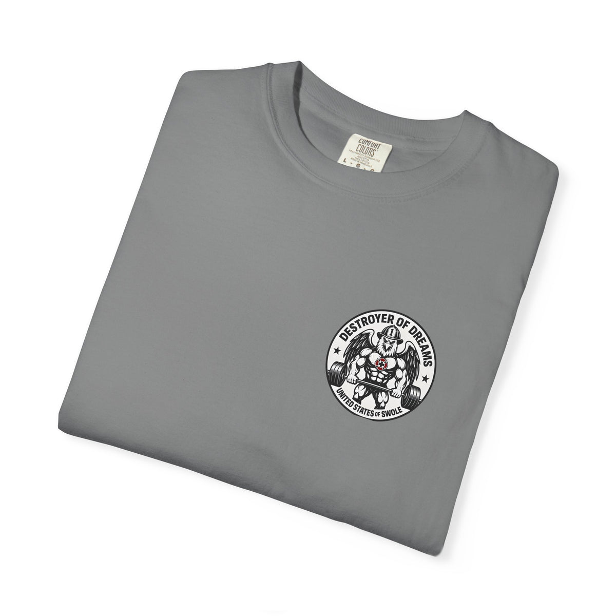 Thin Red Line men's tee - funny gym shirt by DoD Fitness