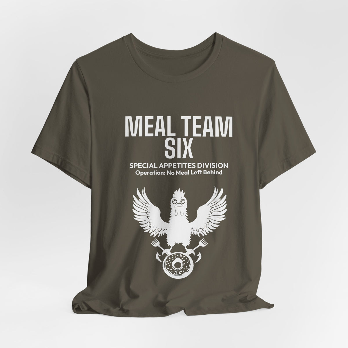 MEAL Team 6 - No Meal Left Behind men's tee - funny gym shirt by DoD Fitness