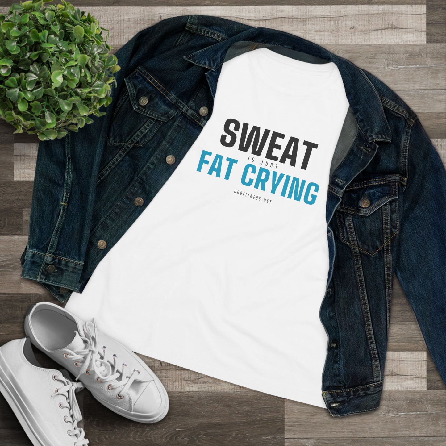 DoD Fitness - Fat Crying Frown Women's Tee