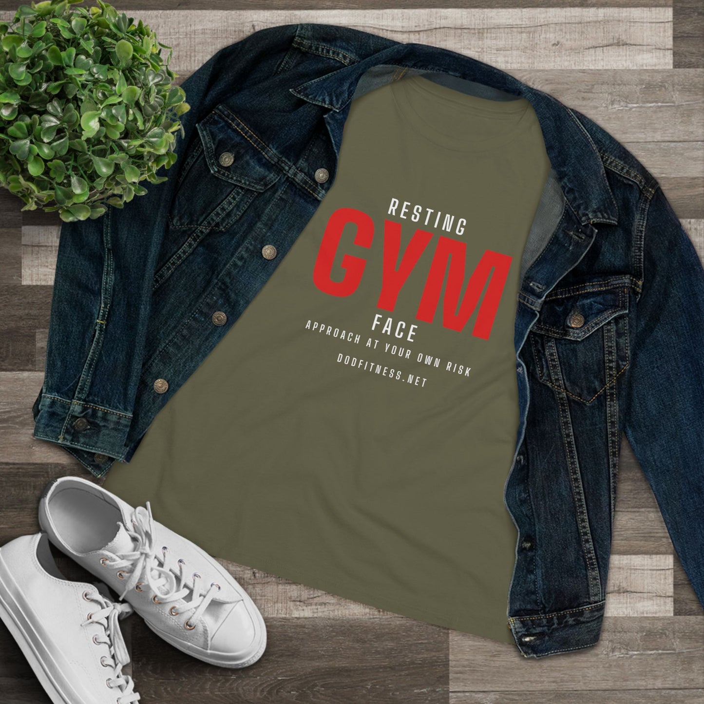 DoD Fitness - Resting Gym Face Women's Tee
