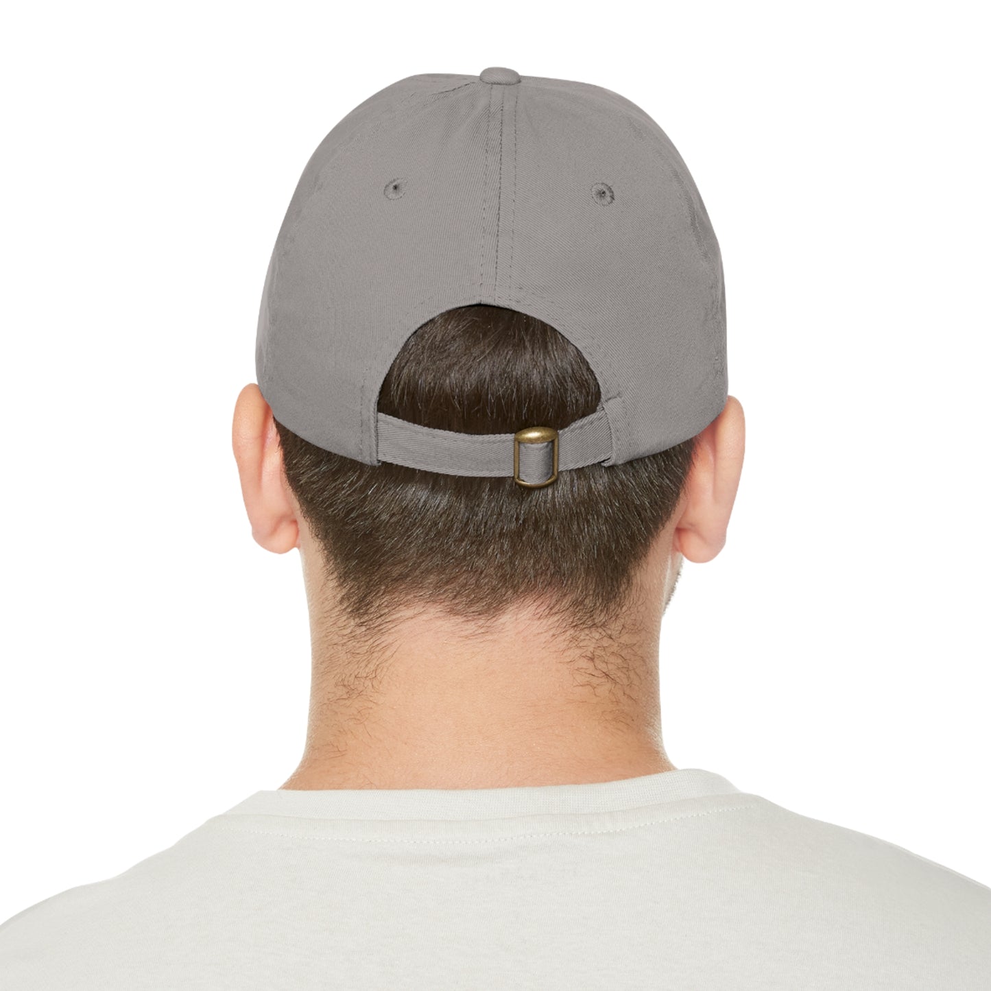 DOD Dad Hat with Leather Patch (Round)