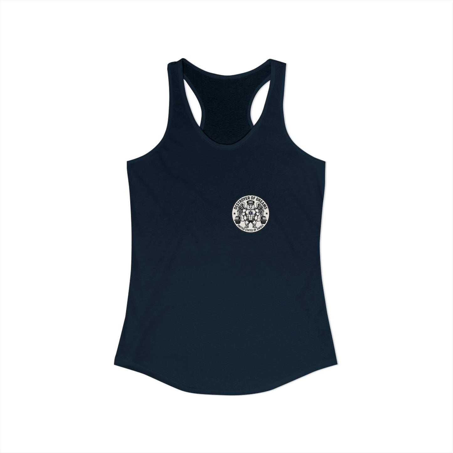 Thin Green Line women's tank - funny gym shirt by DoD Fitness
