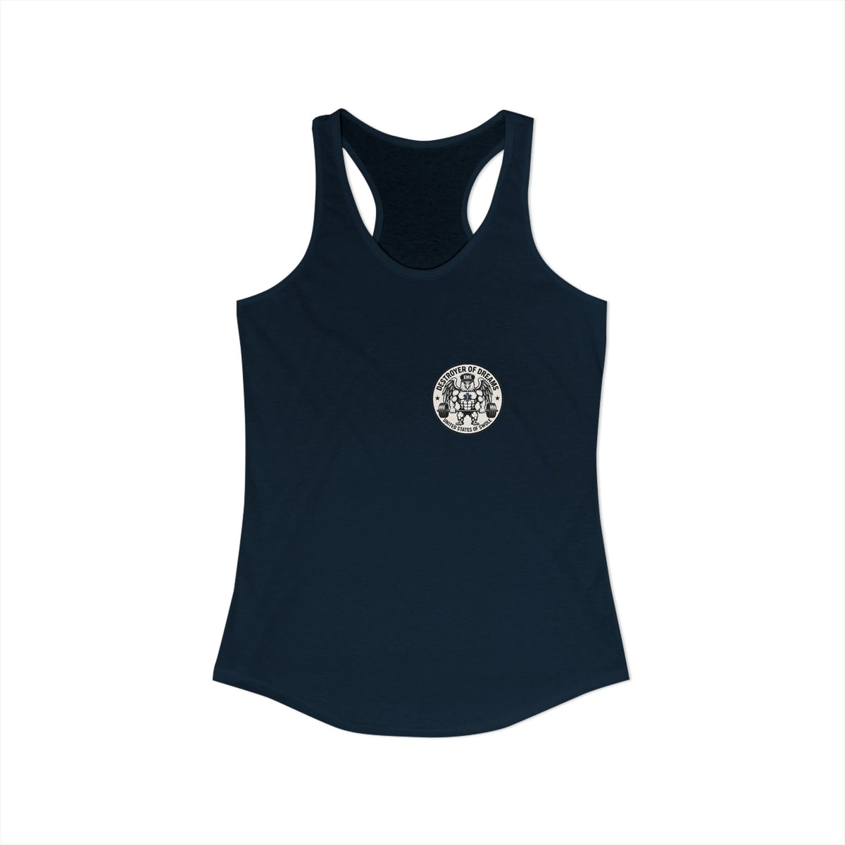 Thin Green Line women's tank - funny gym shirt by DoD Fitness