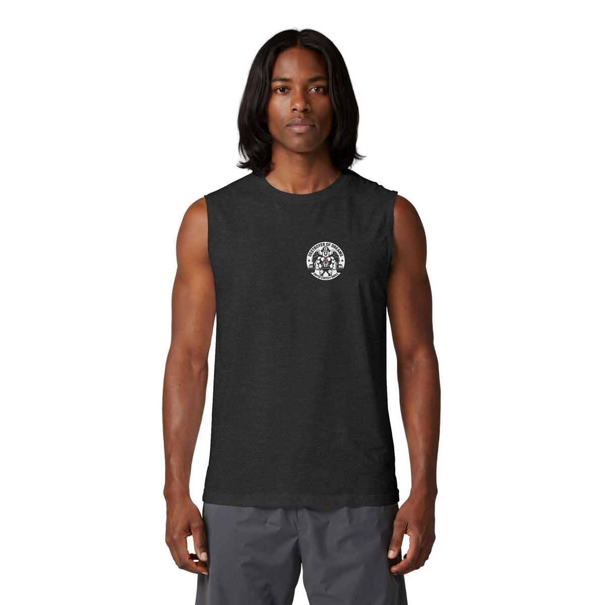 Thin Red Line stringer tank - funny gym shirt by DoD Fitness