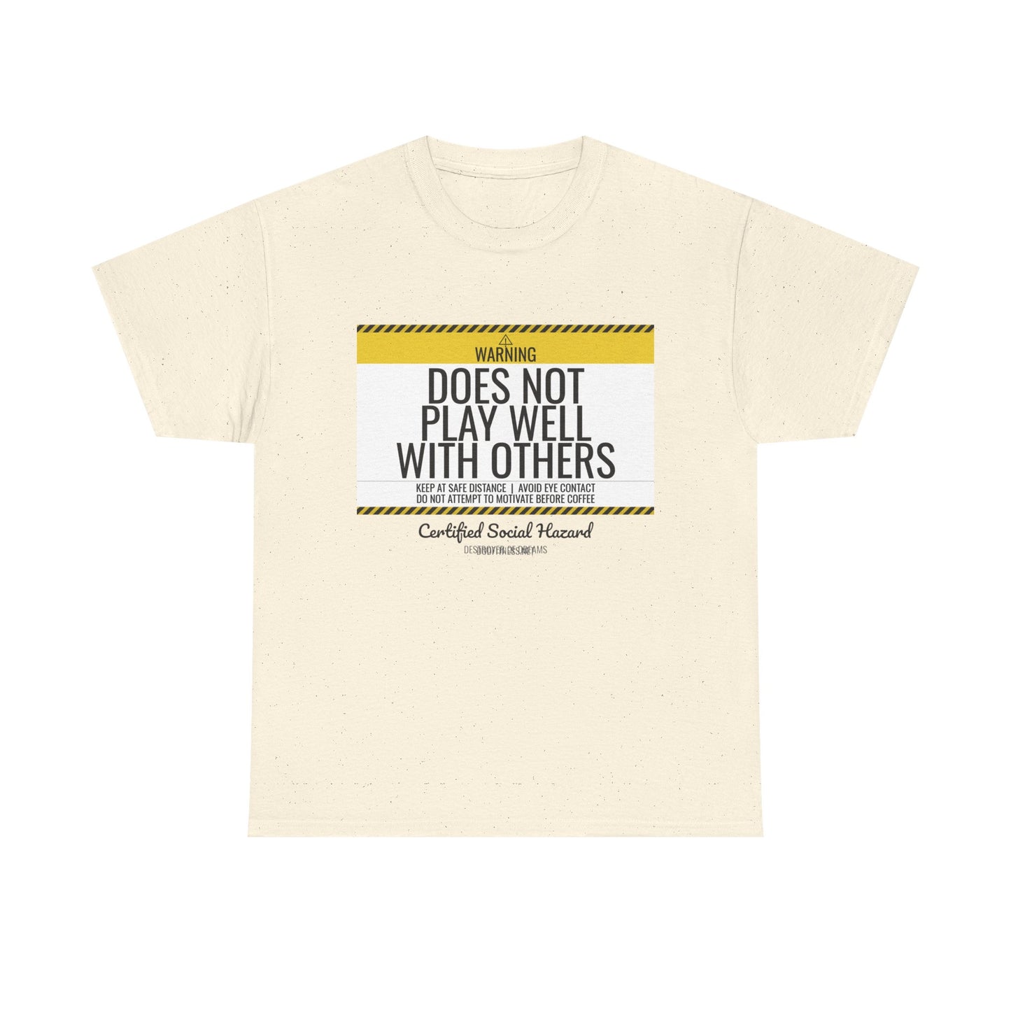 DoD Fitness - Warning Label Women's Tee