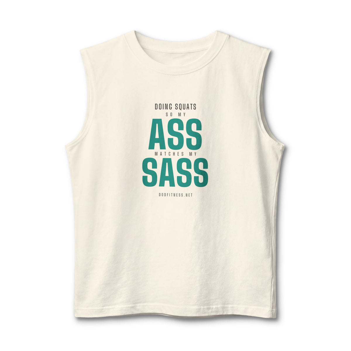 Ass Sass stringer tank - funny gym tank by DoD Fitness