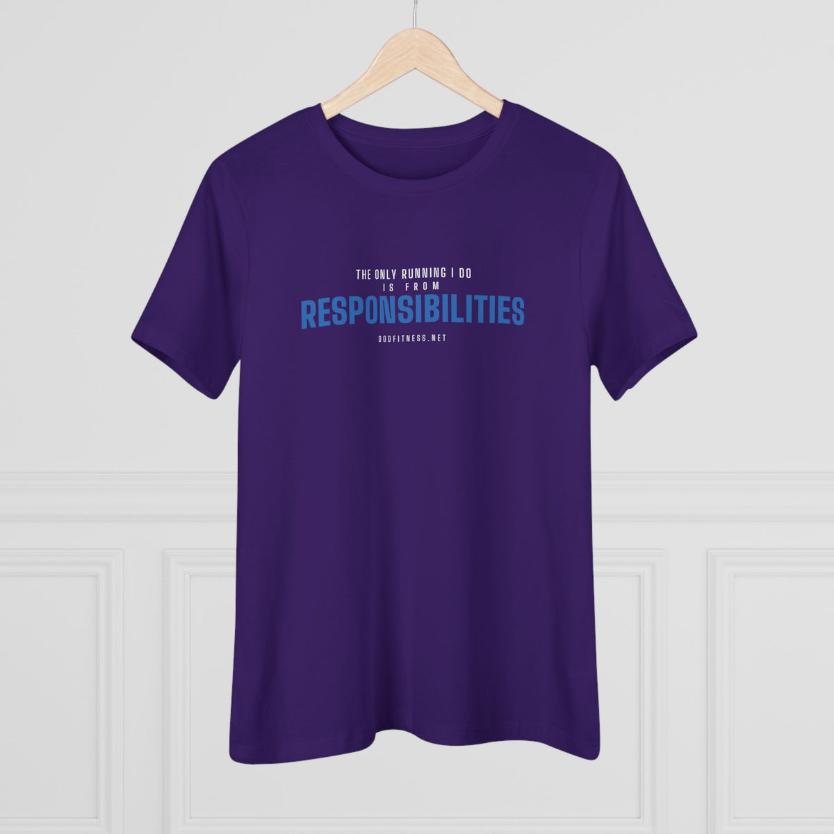 DoD Fitness - Running From Responsibilities Women's Tee