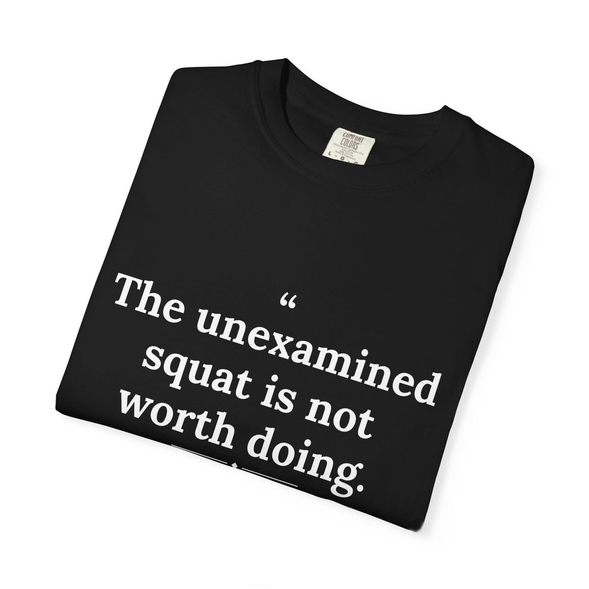Assticles - The Unexamined Squat men's tee - funny gym shirt by DoD Fitness