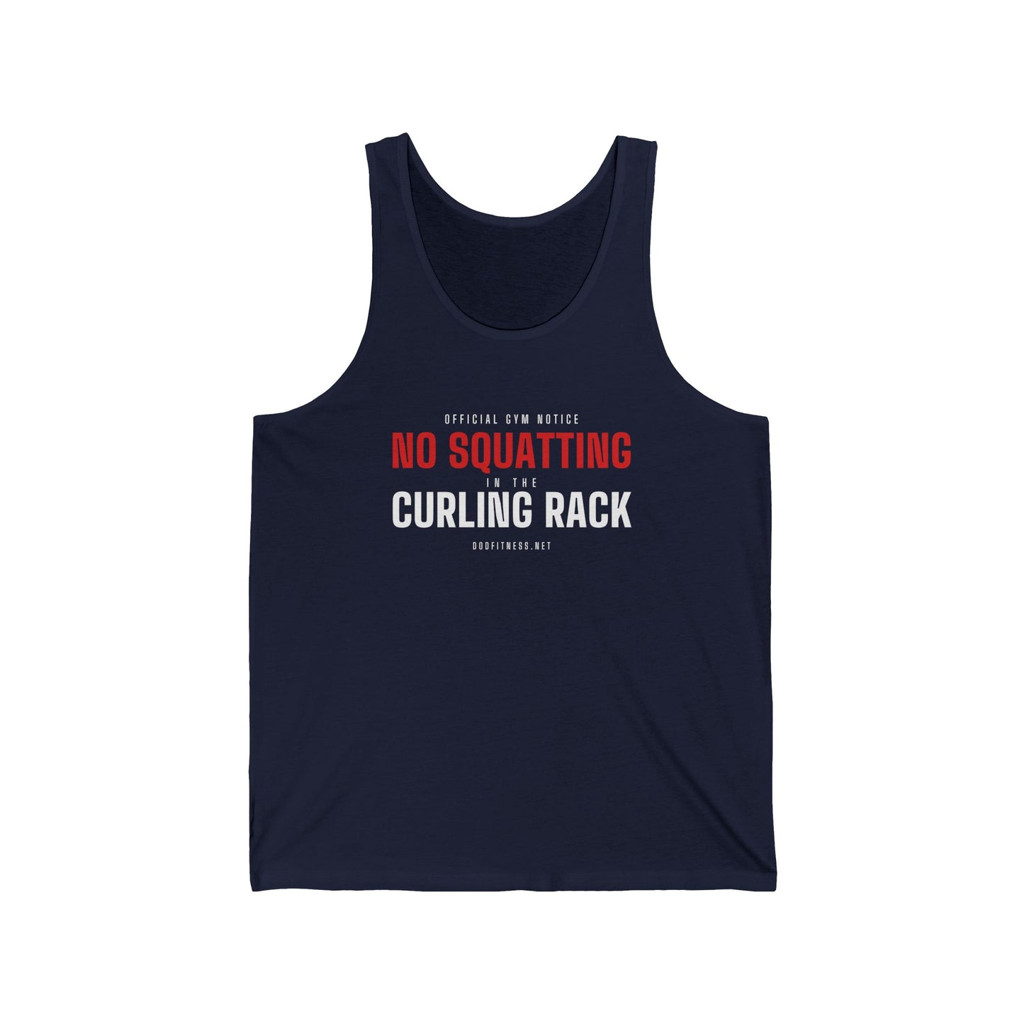 DoD Fitness - Curling Rack Men's Tank
