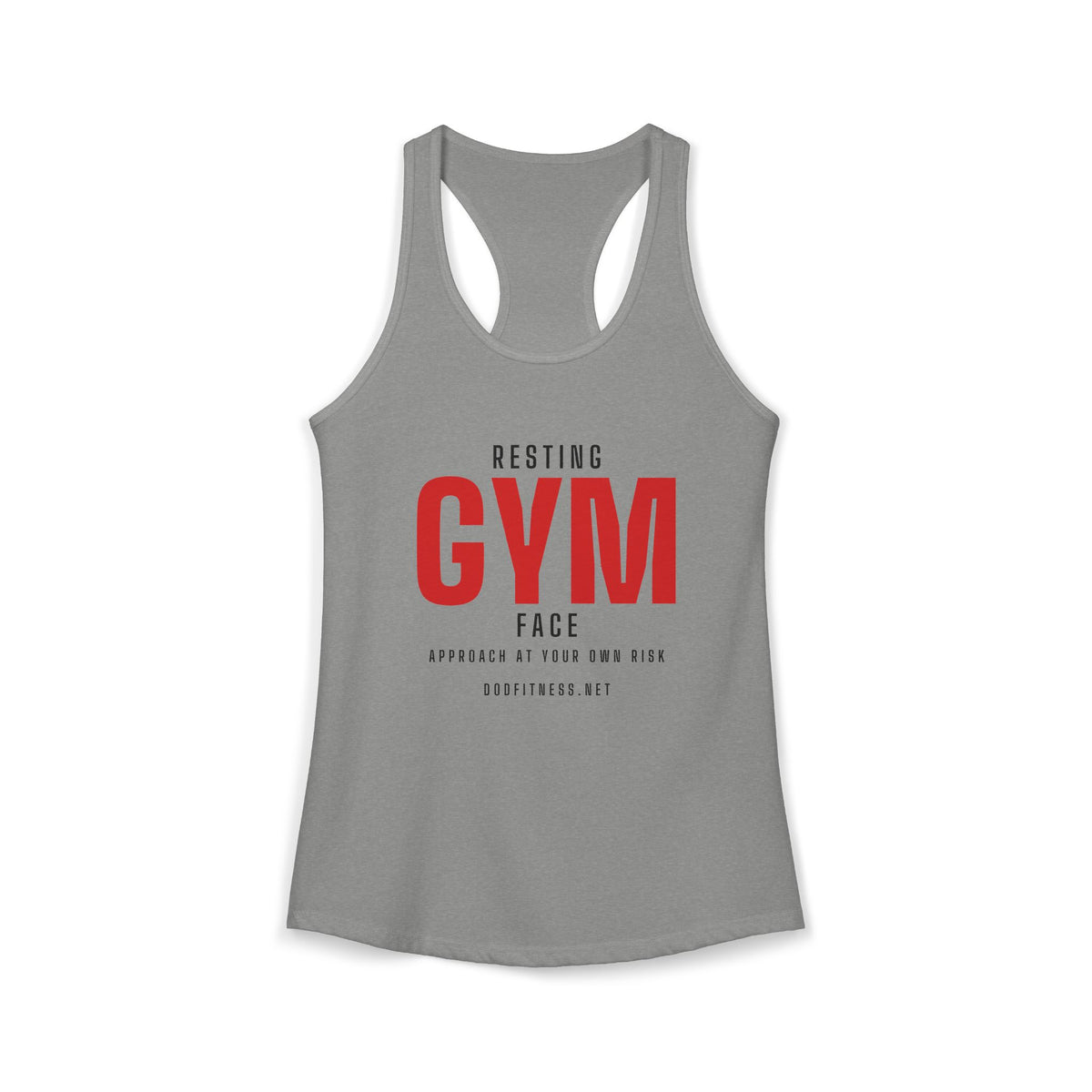 DoD Fitness - Resting Gym Face Women's Tank