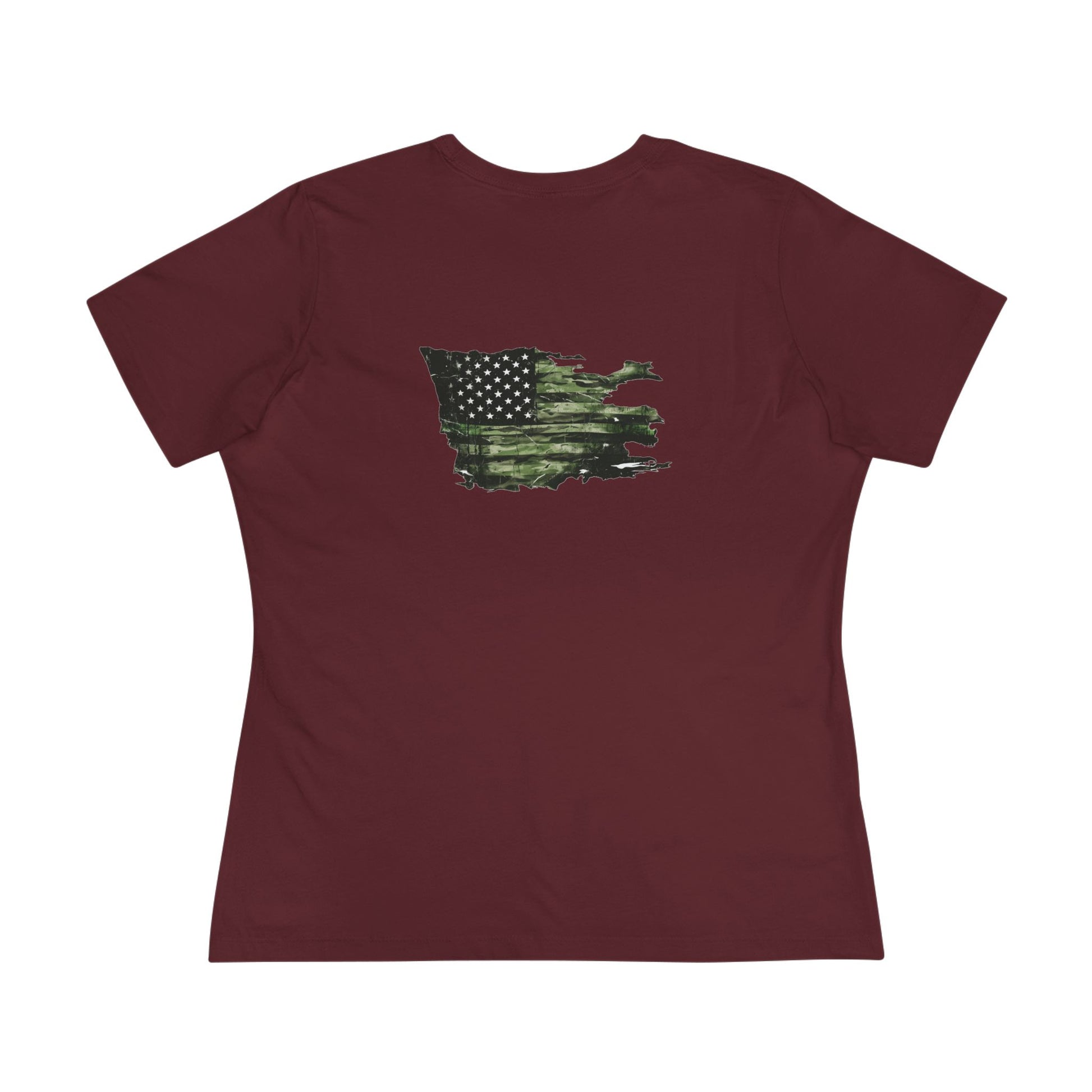 United We Serve - Military women's tee - funny gym shirt by DoD Fitness
