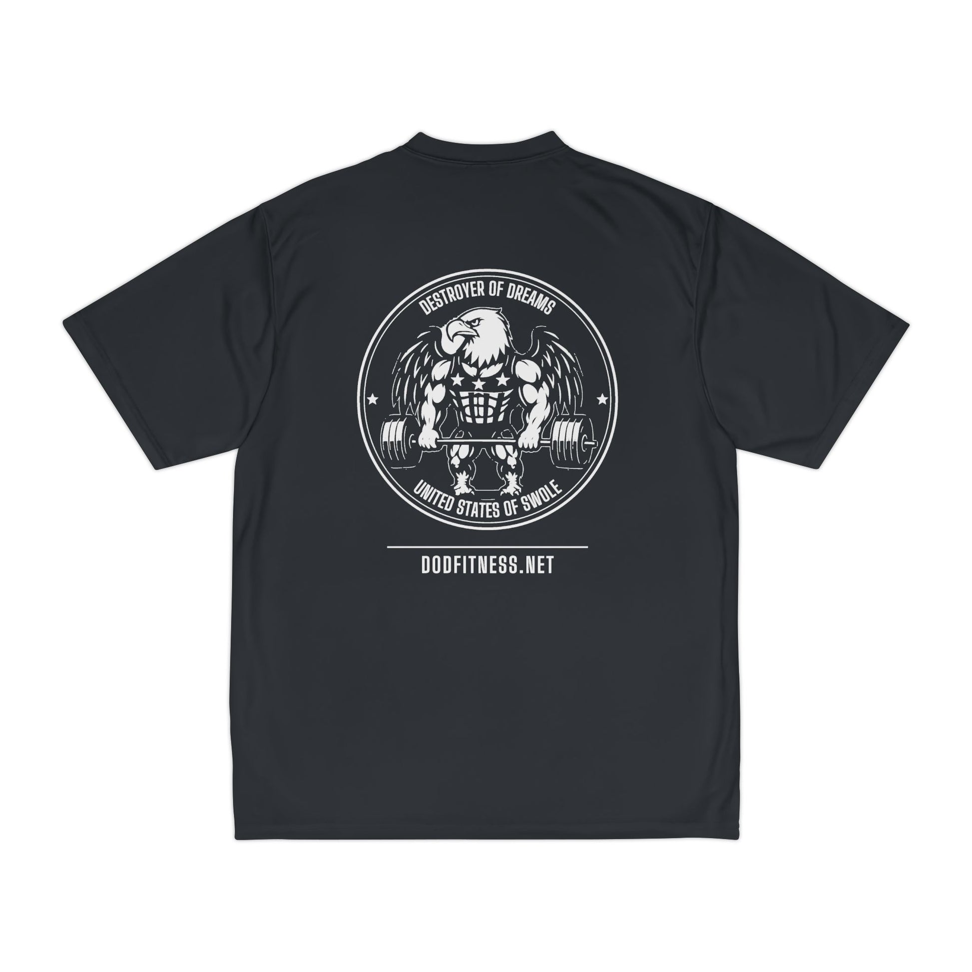 Assticles - The Unexamined Squat performance tee - funny gym shirt by DoD Fitness