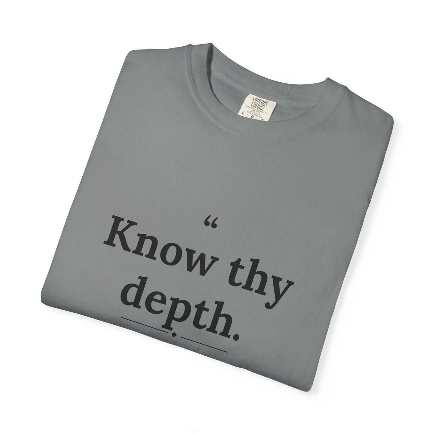 Assticles - Know Thy Depth men's tee - funny gym shirt by DoD Fitness