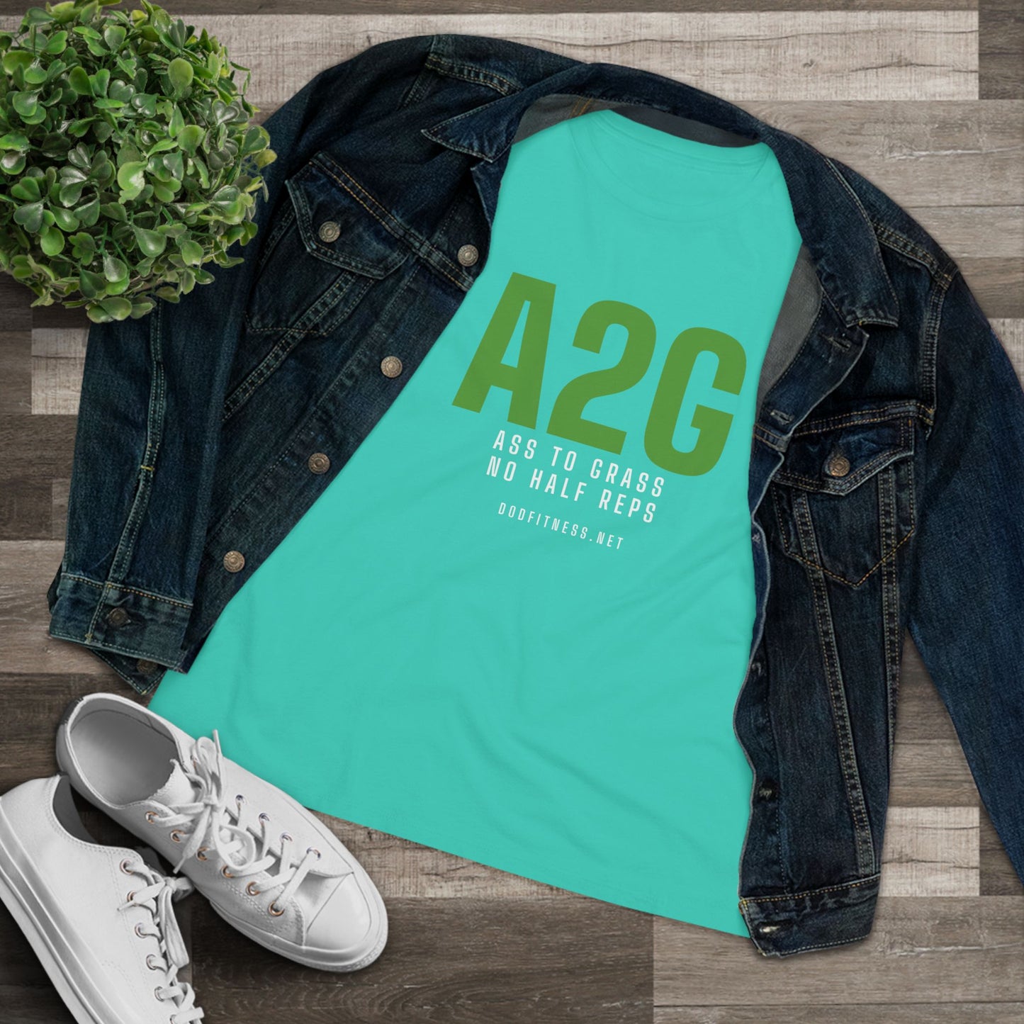 DoD Fitness - A2G - No Half Reps Women's Tee