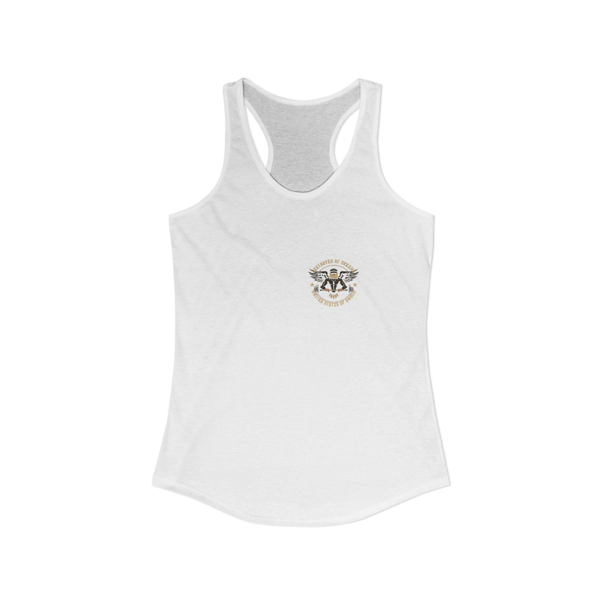 United We Serve - Military women's tank - funny gym shirt by DoD Fitness