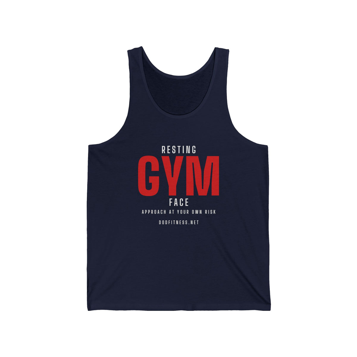 DoD Fitness - Resting Gym Face Men's Tank