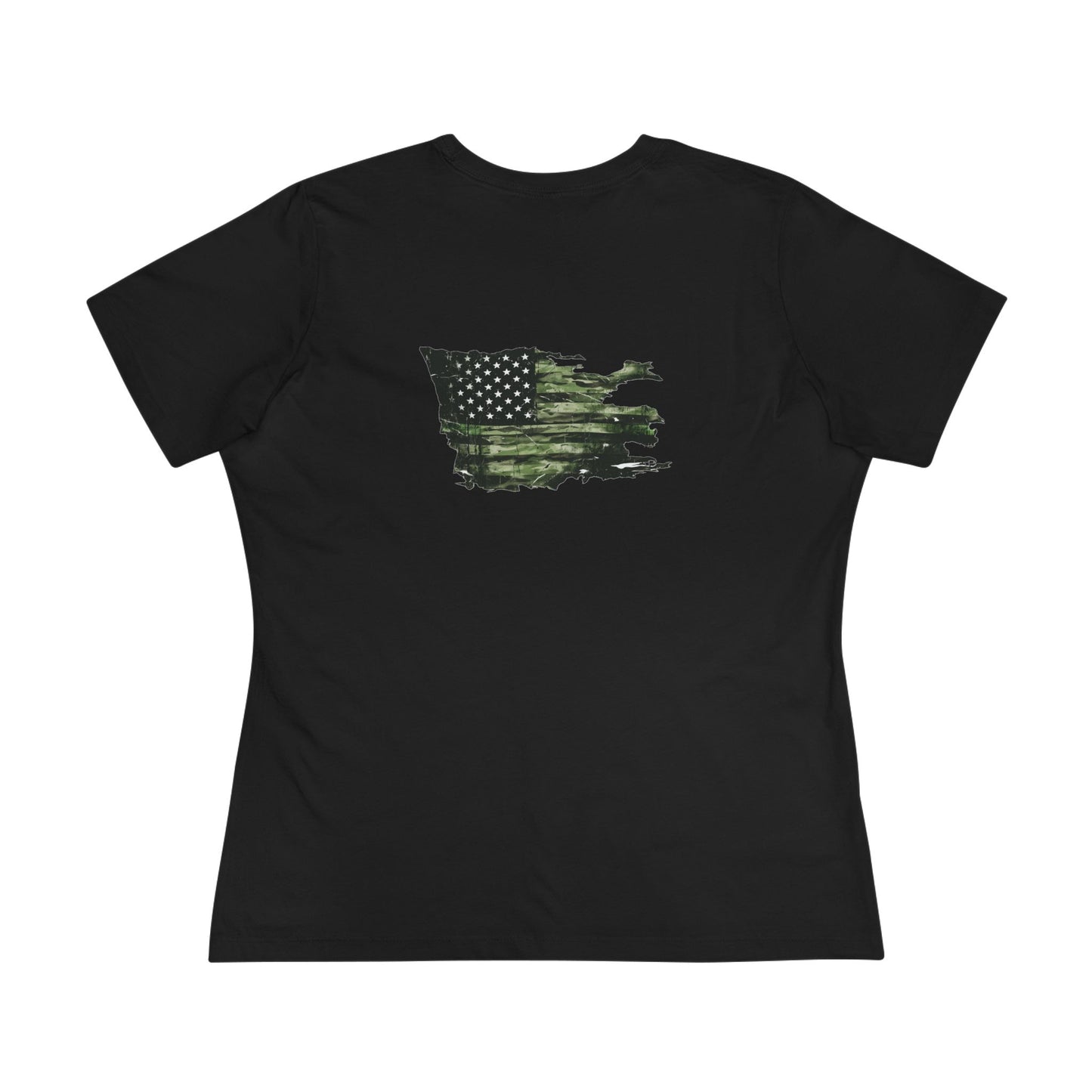 United We Serve - Military women's tee - funny gym shirt by DoD Fitness