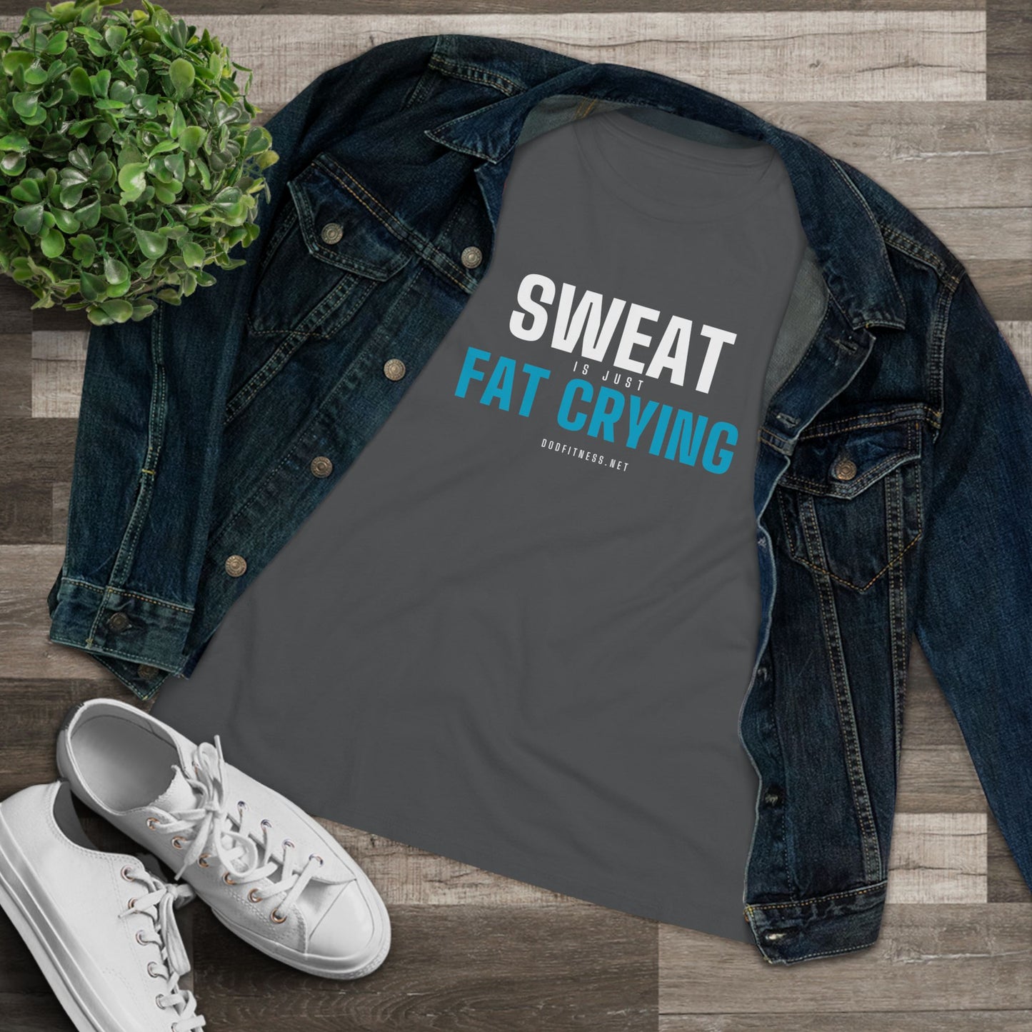 DoD Fitness - Fat Crying Frown Women's Tee