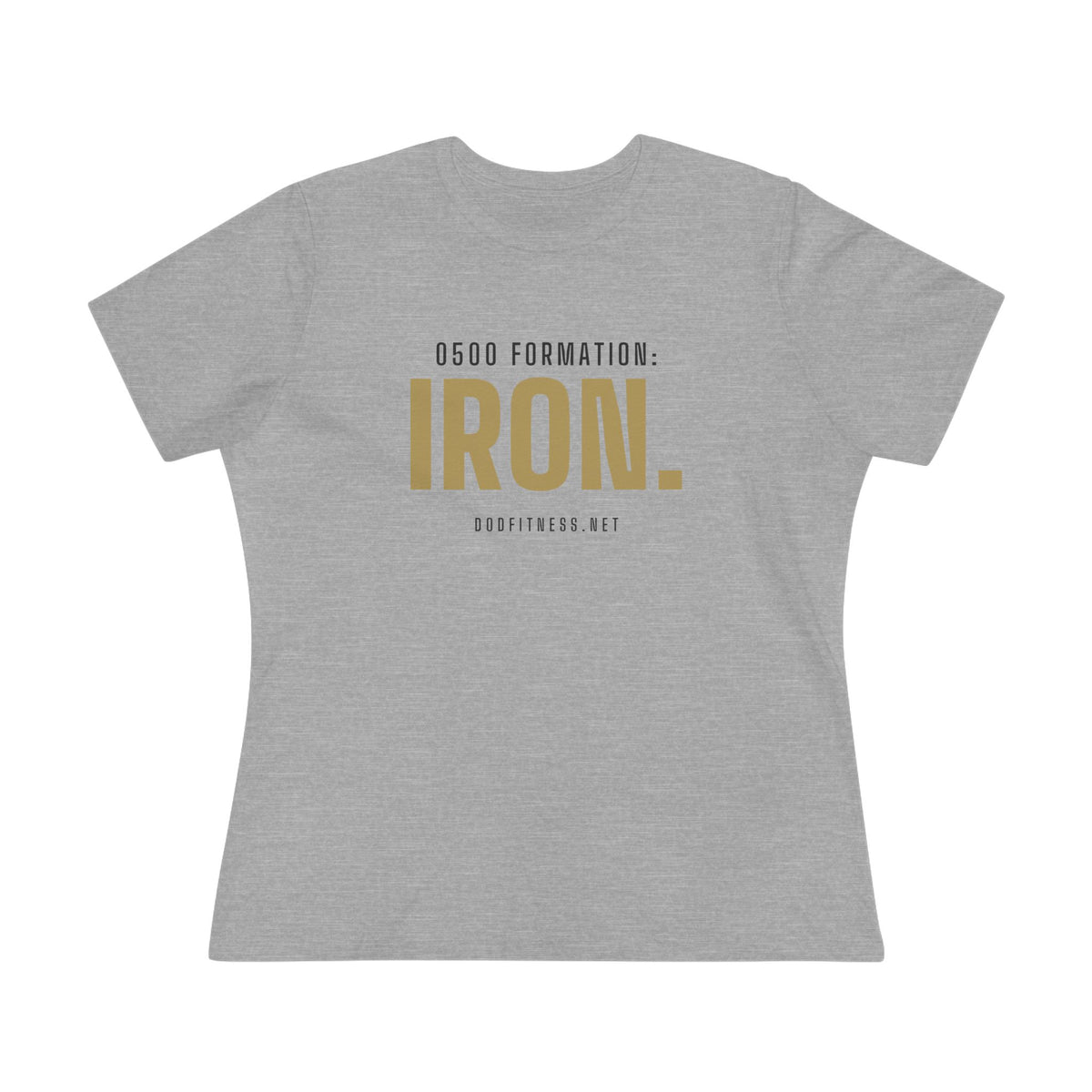 0500 Formation women's tee - funny gym shirt by DoD Fitness