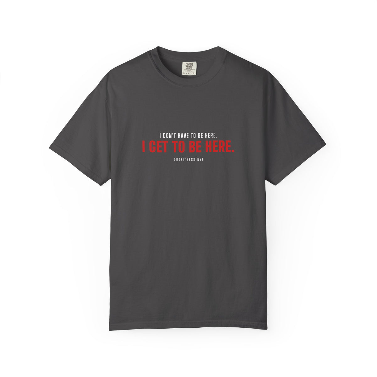 Have Get men's tee in Graphite - funny gym shirt by DoD Fitness