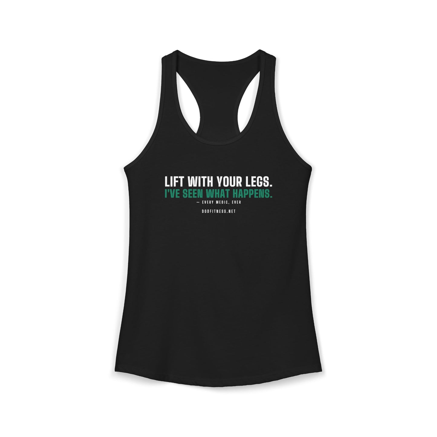DoD Fitness - Lift With Your Legs Women's Tank