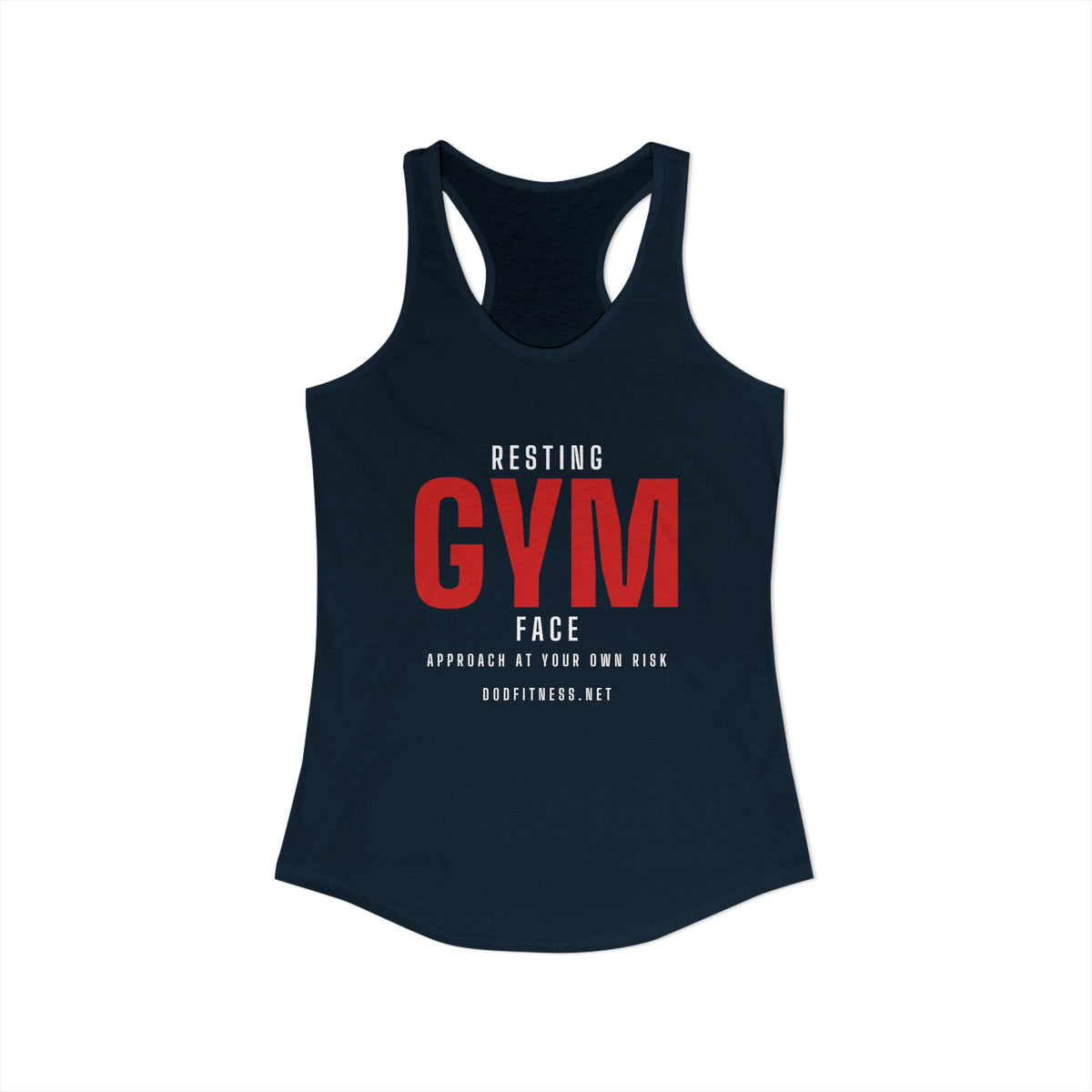 DoD Fitness - Resting Gym Face Women's Tank