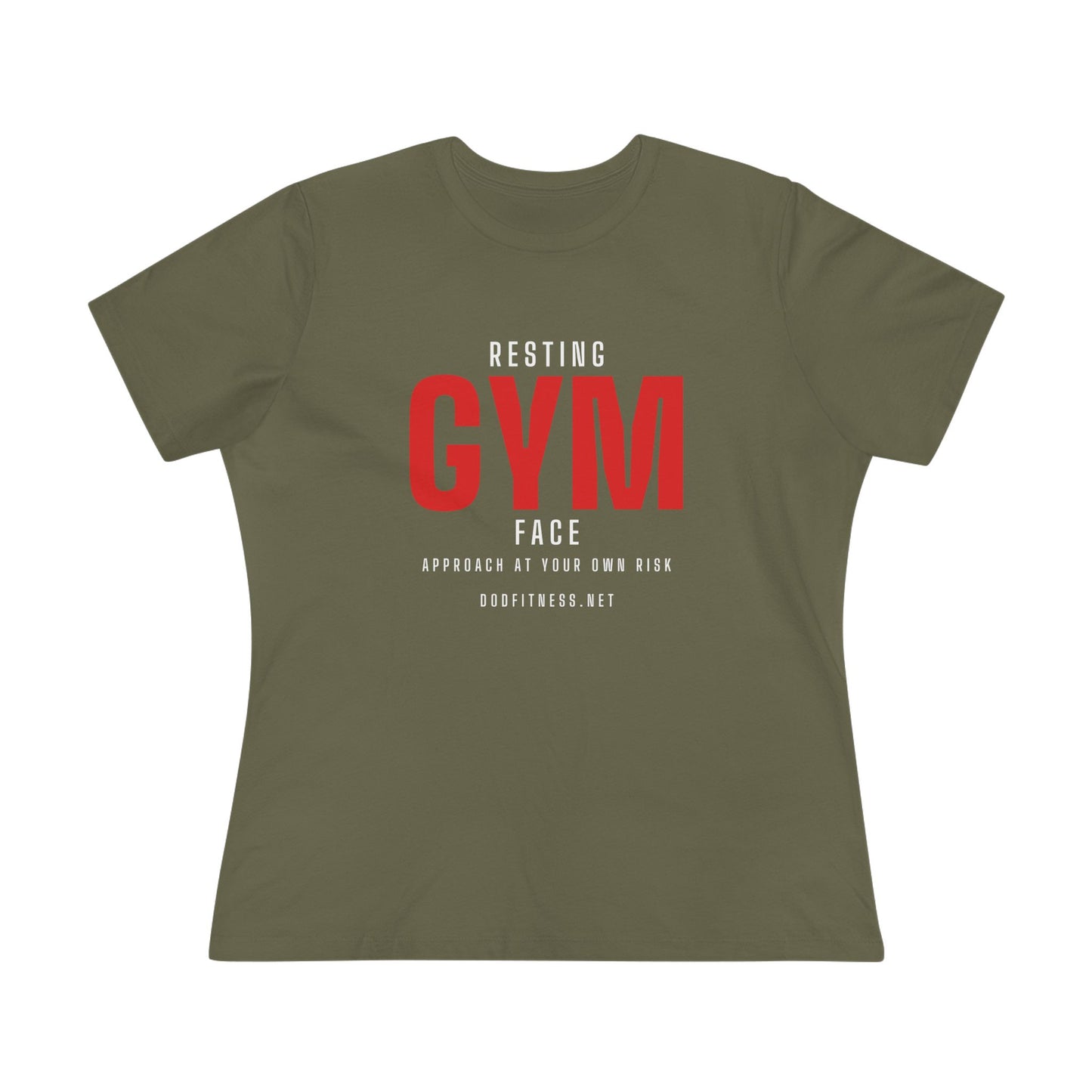 DoD Fitness - Resting Gym Face Women's Tee