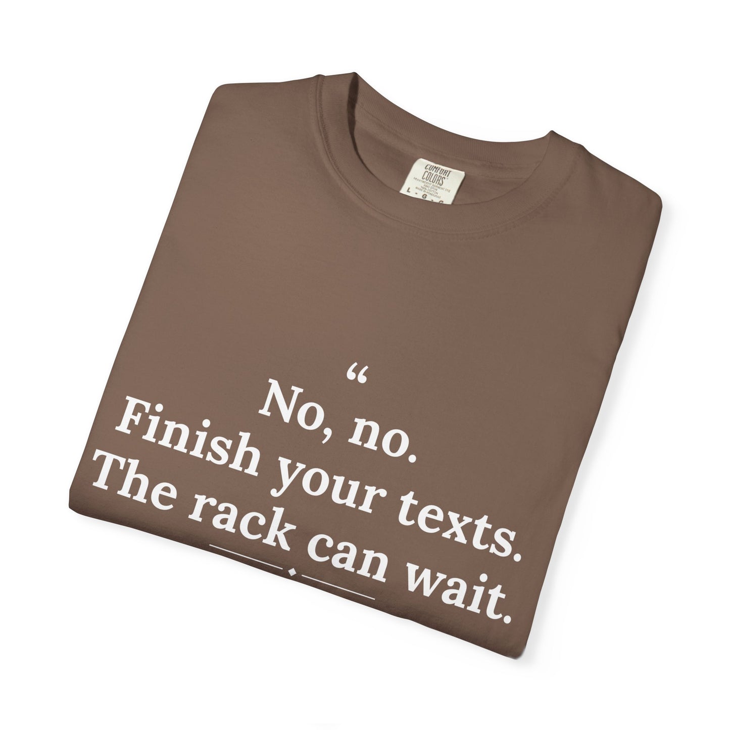 Passivitis - Finish Your Texts men's tee - funny gym shirt by DoD Fitness