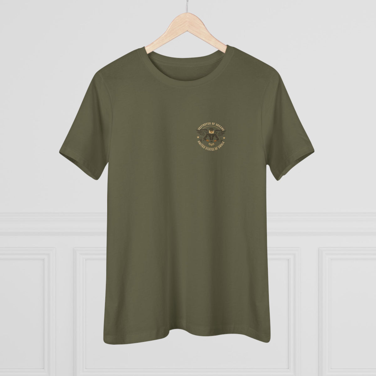 United We Serve - Military women's tee - funny gym shirt by DoD Fitness