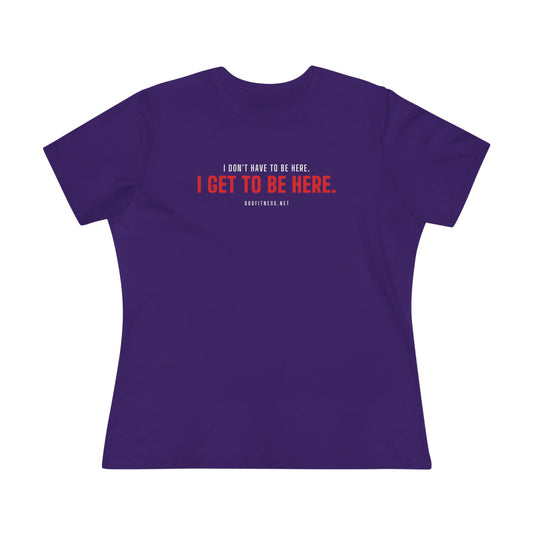 Have Get women's tee in Team Purple - funny gym shirt by DoD Fitness