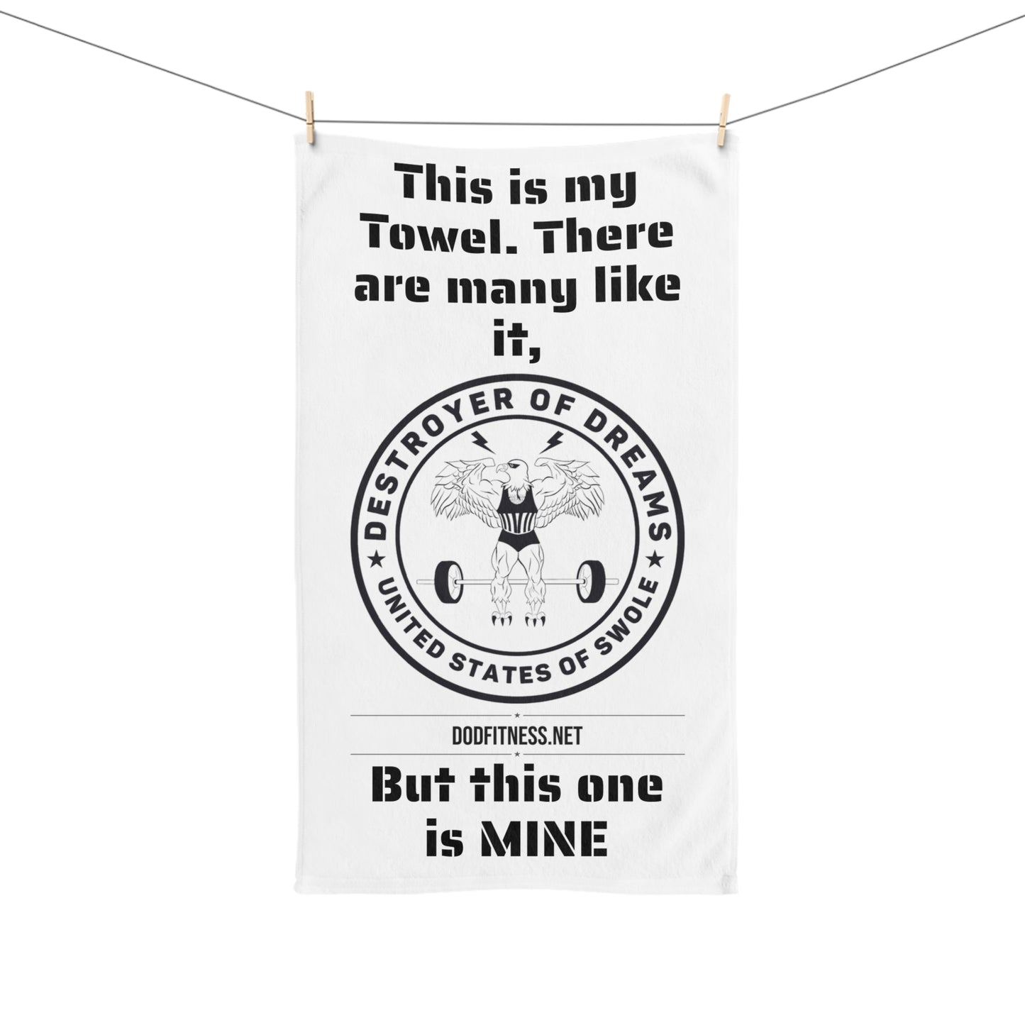 Hand Towel — "This is my Towel. There are many like it, But this one is MINE" Gym Weightlifting Towel