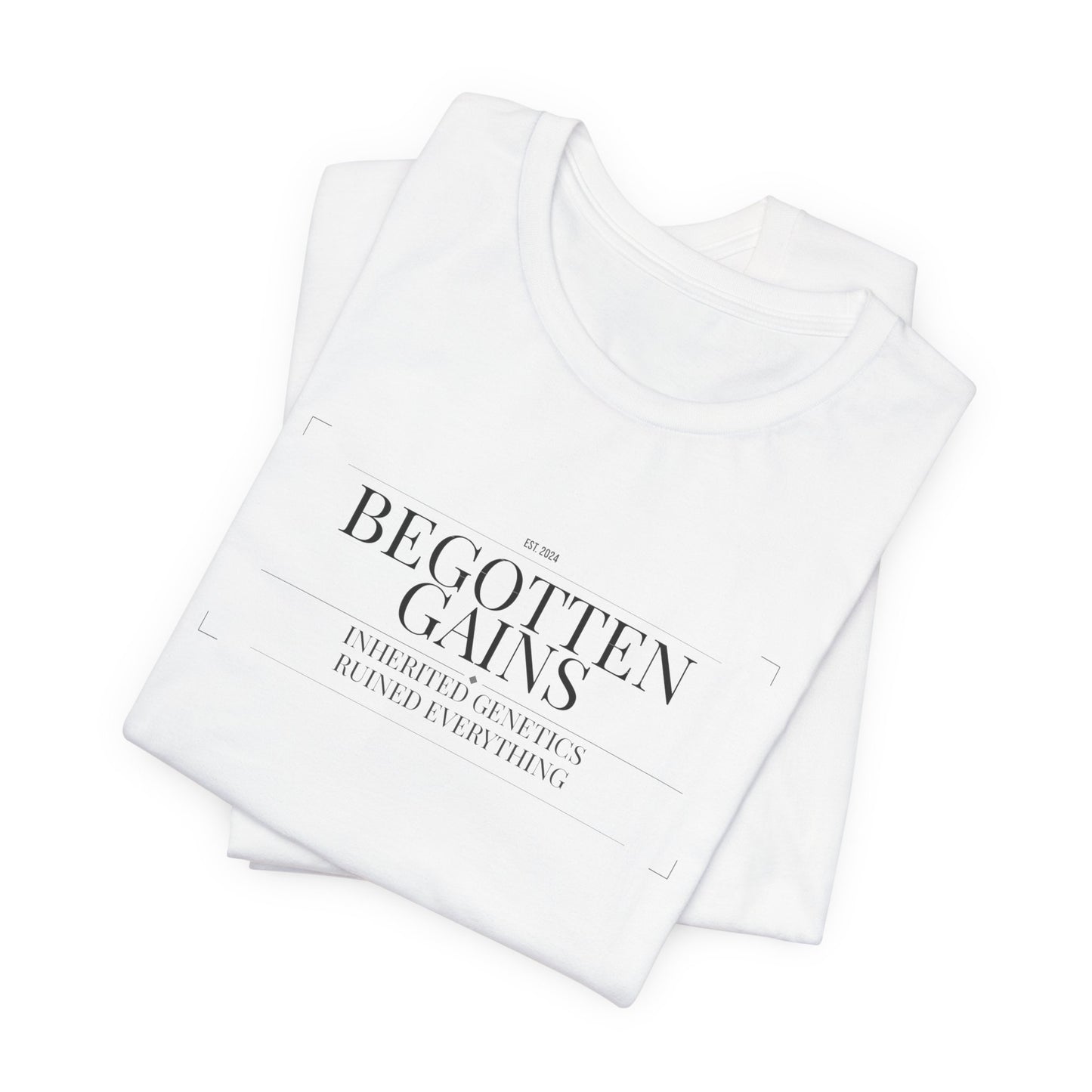 Begotten Gains - Iron Devotion men's tee - funny gym shirt by DoD Fitness
