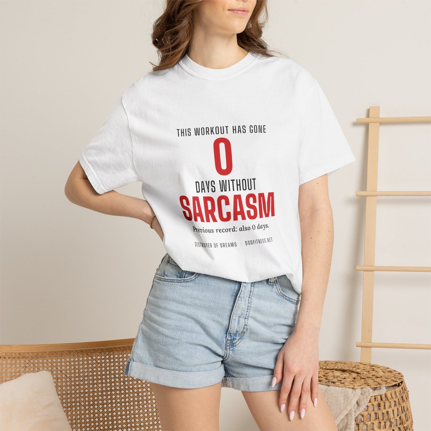 DoD Fitness - 0 Days Sarcasm Men's Tee