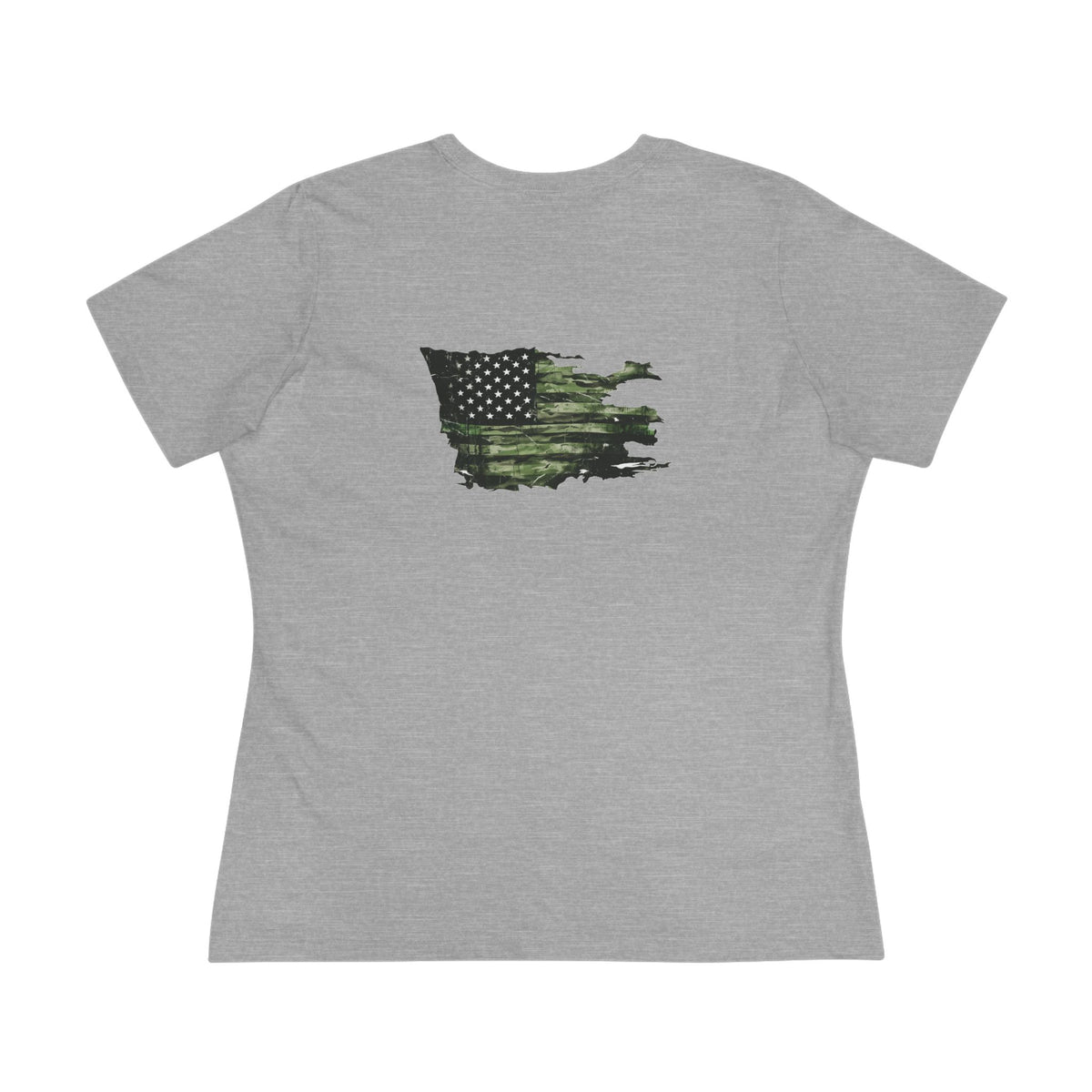 United We Serve - Military women's tee - funny gym shirt by DoD Fitness